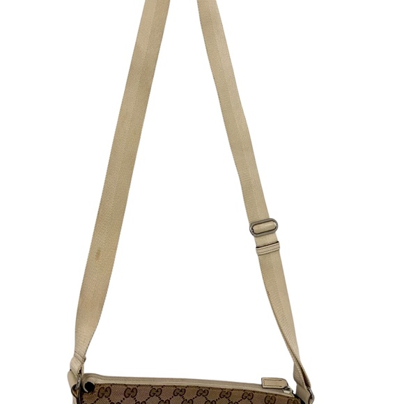 Gucci GG Crossbody Bag with Adjustable Strap - Canvas and Leather - Vintage Y2K - Picture 8 of 15